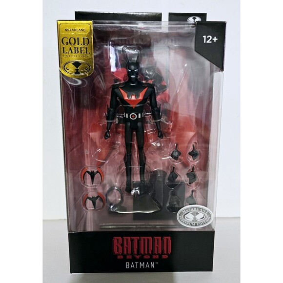 McFarlane Toys DC Multiverse Batman Beyond Batman 6" Gold Label Platinum Edition - Picture 1 of 11